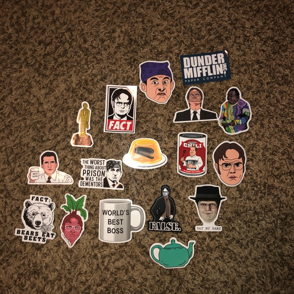 The office stickers